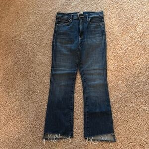 MOTHER Ankle Jeans in Deep Indigo